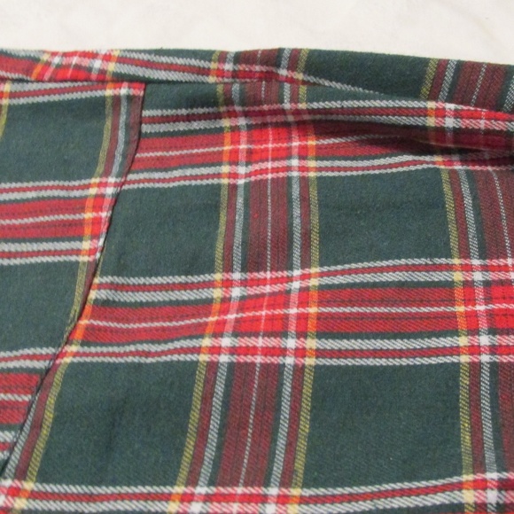 Sale ! Green Plaid Print Pants - Picture 7 of 7